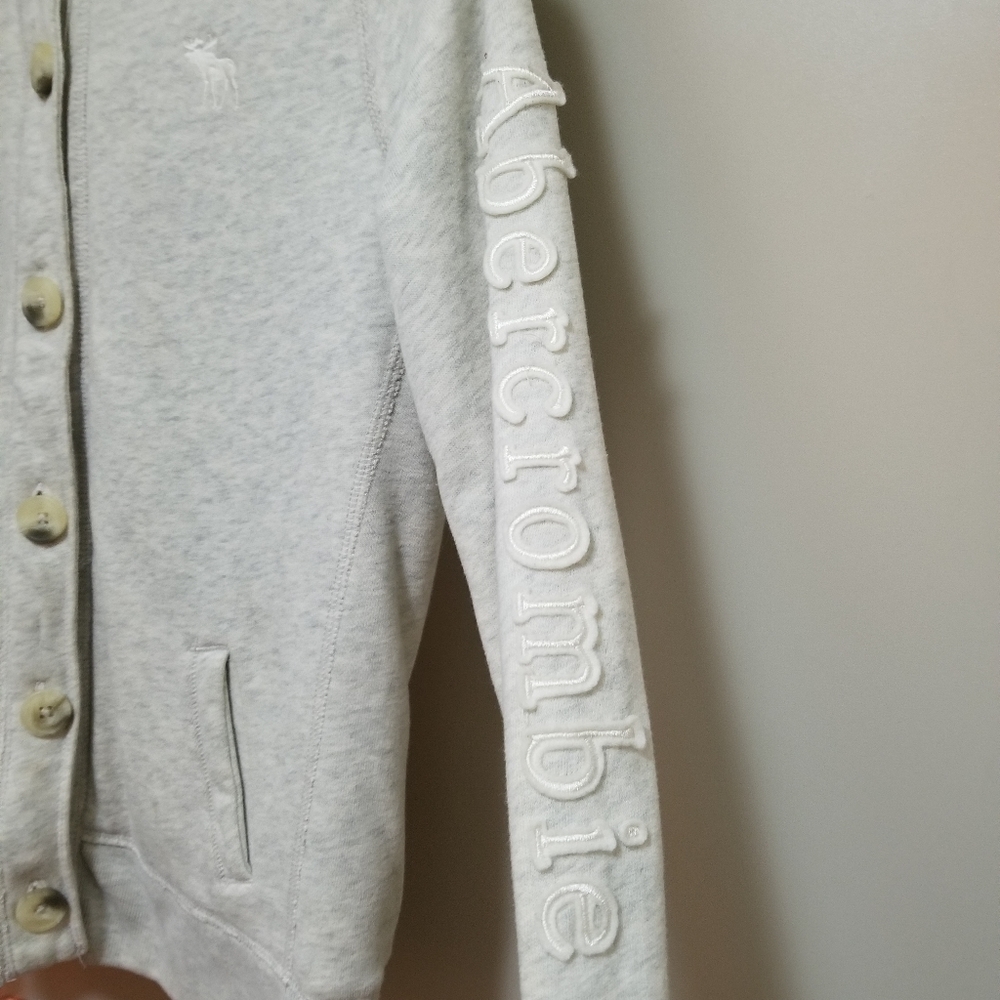 Abercrombie faux fur sweater hoodie